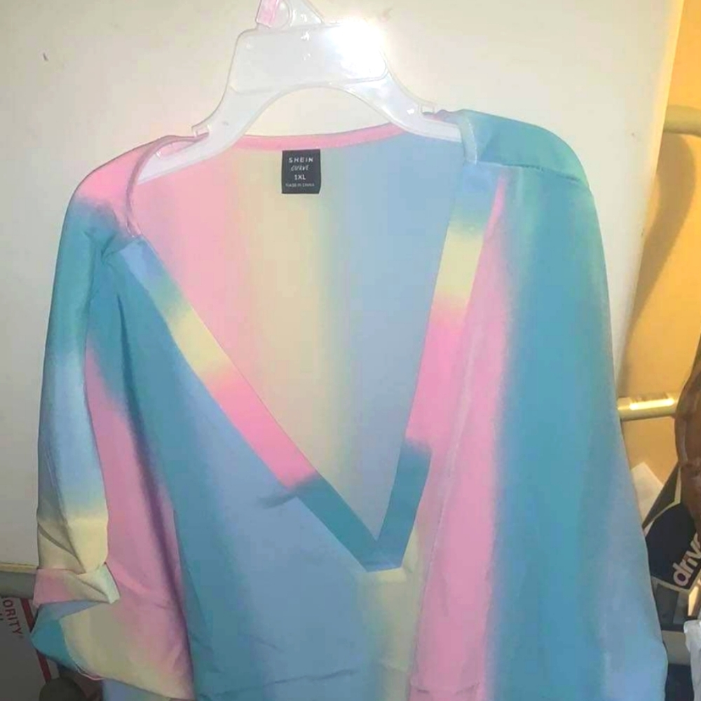 SheIn Curve NWOT uniform top 2 xl